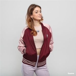 Adidas Satin Bomber Jacket.